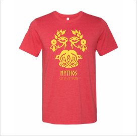 Mythos Logo Shirt - Red & Yellow